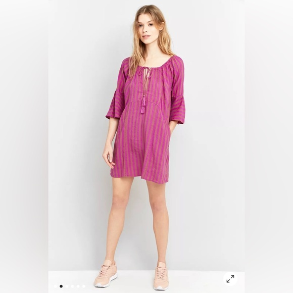 Free People Folk Town Mini Dress - Picture 2 of 13